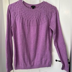 Talbots women’s sweater purple size small